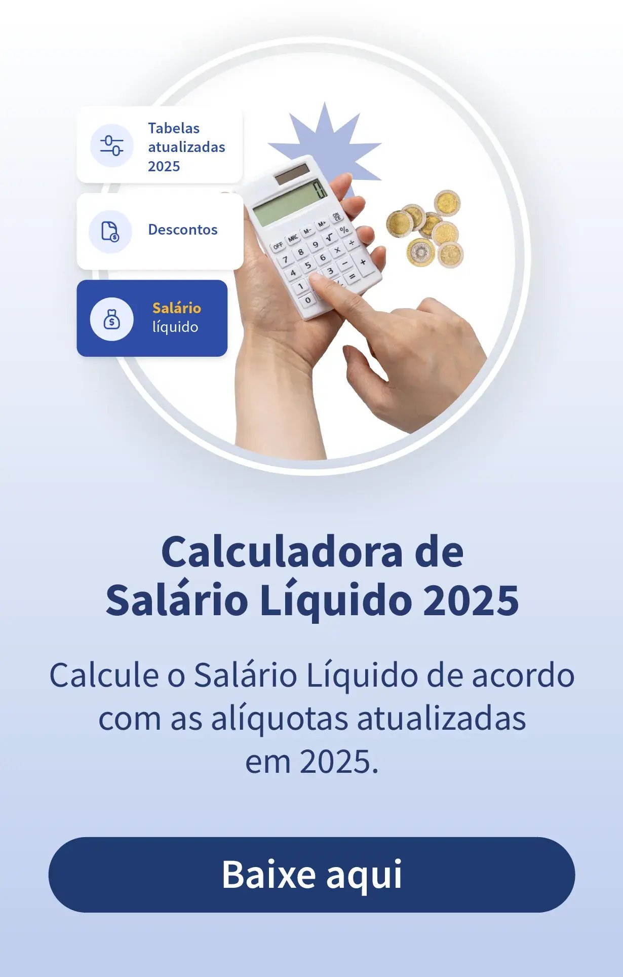 Calculadora de salário Líquido 2025